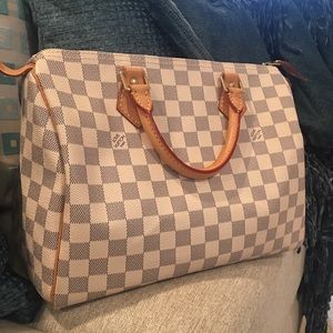 • SOLD • Louis Vuitton Azur Speedy 30